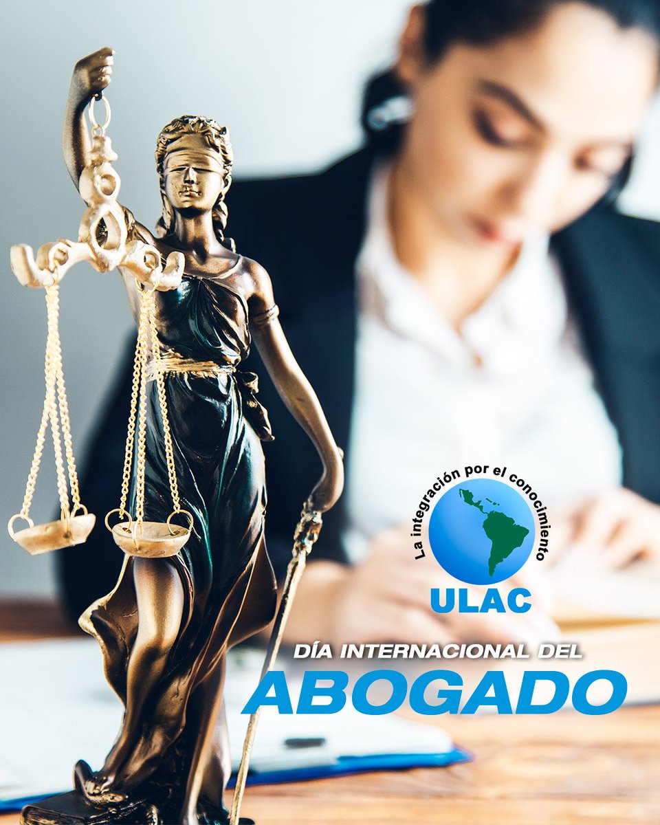 UlacVenezuela's tweet photo. El 3 de febrero se celebra el Día Internacional del Abogado.
Desde la ULAC felicitamos a todos los abogados en su día, en especial aquellos que estudian y laboran junto a nosotros.
#leyes #diainternacionaldelabogado #3febrero #ulac #abogado #venezuela #mundo https://t.co/M5fhhY6XwE