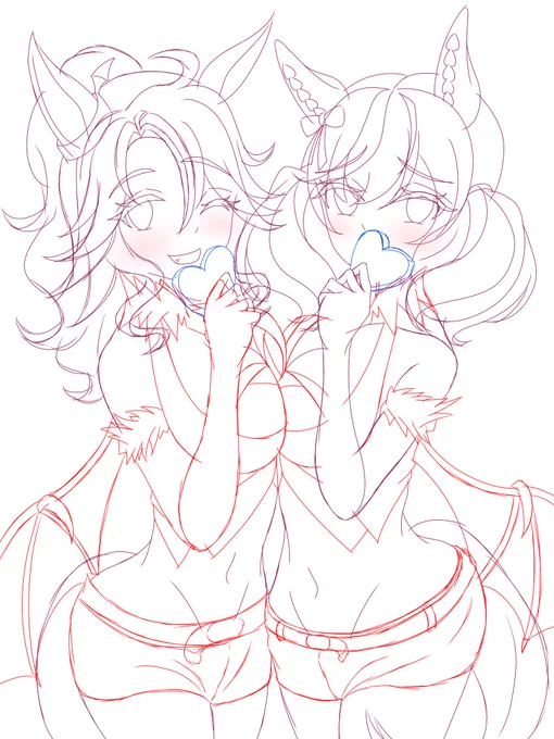 wip #ナイスネイチャ  #メジロパーマー 