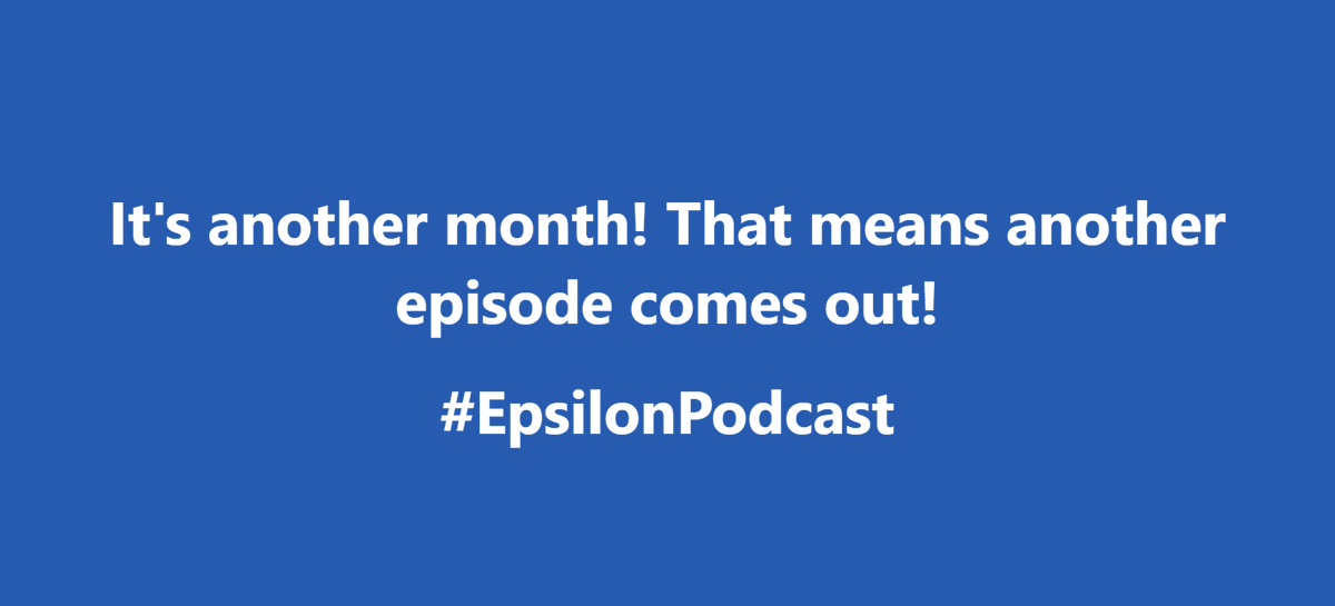 EpsilonPodcast's tweet photo. More Epsilon on the way! 
#EpsilonPodcast #ScifiPodcast https://t.co/k55jqO5Tsx