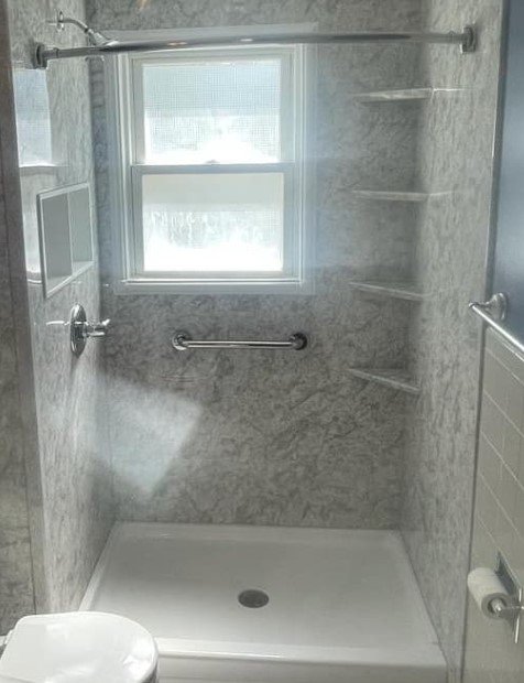 REAL Women. REAL Stories. 
"Jean was thrilled with her new bathroom remodel from BayState Bath and couldn't wait to recommend the company to her sister and mother about BayState Bath!" Call 7 8 1 - 8 2 6 - 4 1 4 1 - TODAY! FREE In-Home Appt! baystatebath.com