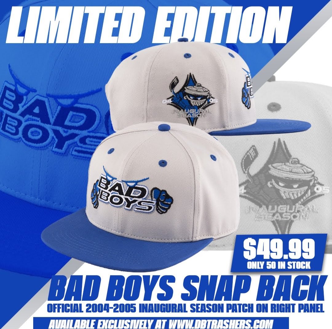 dbtrashers's tweet photo. Hats are officially for sale on our website !
🏴OG Snapback available in Black 
😈Limited Edition 'Bad Boys' edition with official '04-'05 Inagural season patch on the side - only 50 available !
Link in Bio !! https://t.co/tLp680qkEt