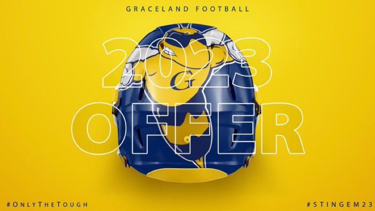 AGTG Bless to receive A Offer From Graceland university @CoachWellsDP @CoachRodRyles @dphsfootball
