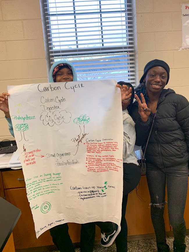 ShimekaD's tweet photo. This week Biology classes worked to complete the Biogeochemical Cycles Jigsaw Assignment. One Group even created a Nitrogen Model on Minecraft. #builtforbibb #southwestblessed @BibbSchools @SWPatriots https://t.co/qnERWLw4pw