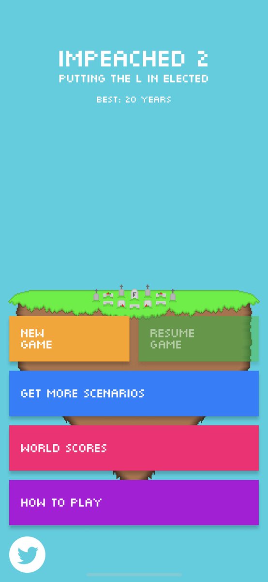 JustinAlexP's tweet photo. Just pushed a new #Impeached2 build, with new artwork for the many possible endings

See which ones you can get in the beta version! https://t.co/6St6KXzqqL

#Unity #gamedev #indiegames #pixelart https://t.co/ZkfSyKNgMc