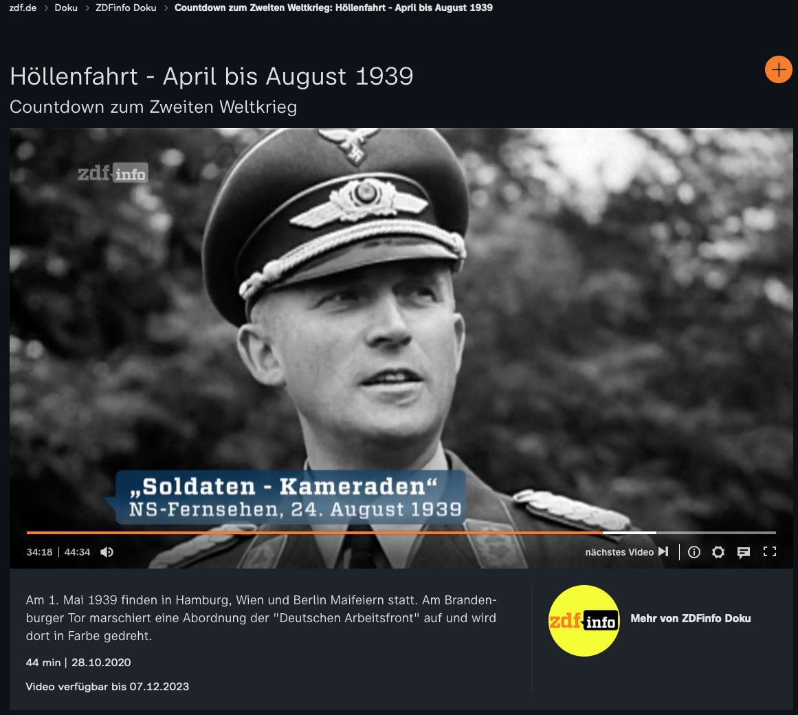 Peinlich peinlich liebes @ZDF, als staatlicher Zwangsgebührenempfänger dürftet ihr doch wissen, dass es damals noch gar kein Fernsehprogramm in Deutschland gab, so wie in dieser Sendung behauptet wird. zdf.de/dokumentation/…