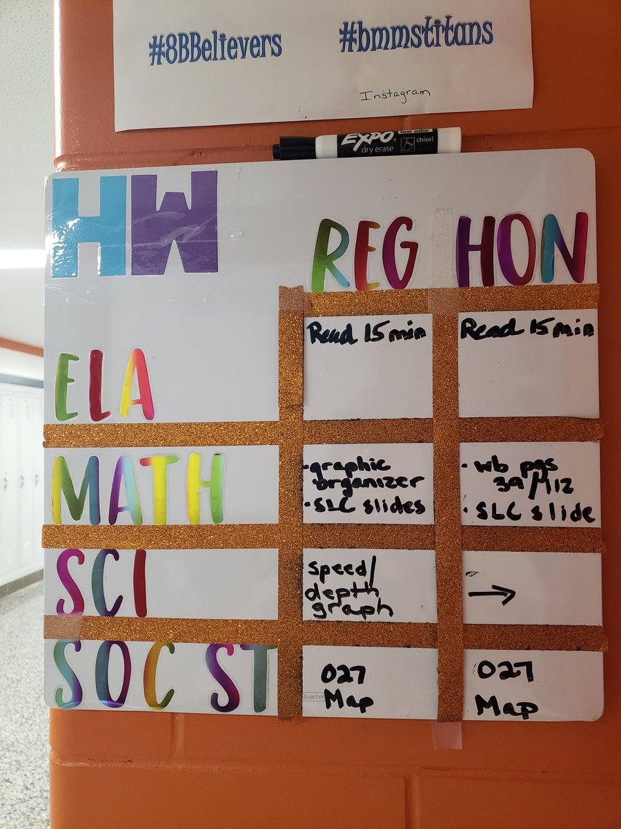 8bBmms's tweet photo. Bring your dream schedules to school Monday! Student Led conference slides/script should be completely done. https://t.co/qoIjhjqR1Y