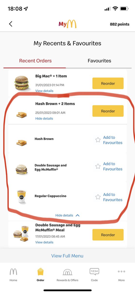 AlanHart's tweet image. .@McDonaldsUK Why have I been charged 12,500 reward points for the following…

Dbl Saus&amp;amp;Egg: 4000 Points
Hash brown: 1500 Points
Coffee : 1500 Points
TOTAL (should be) 7000 Points