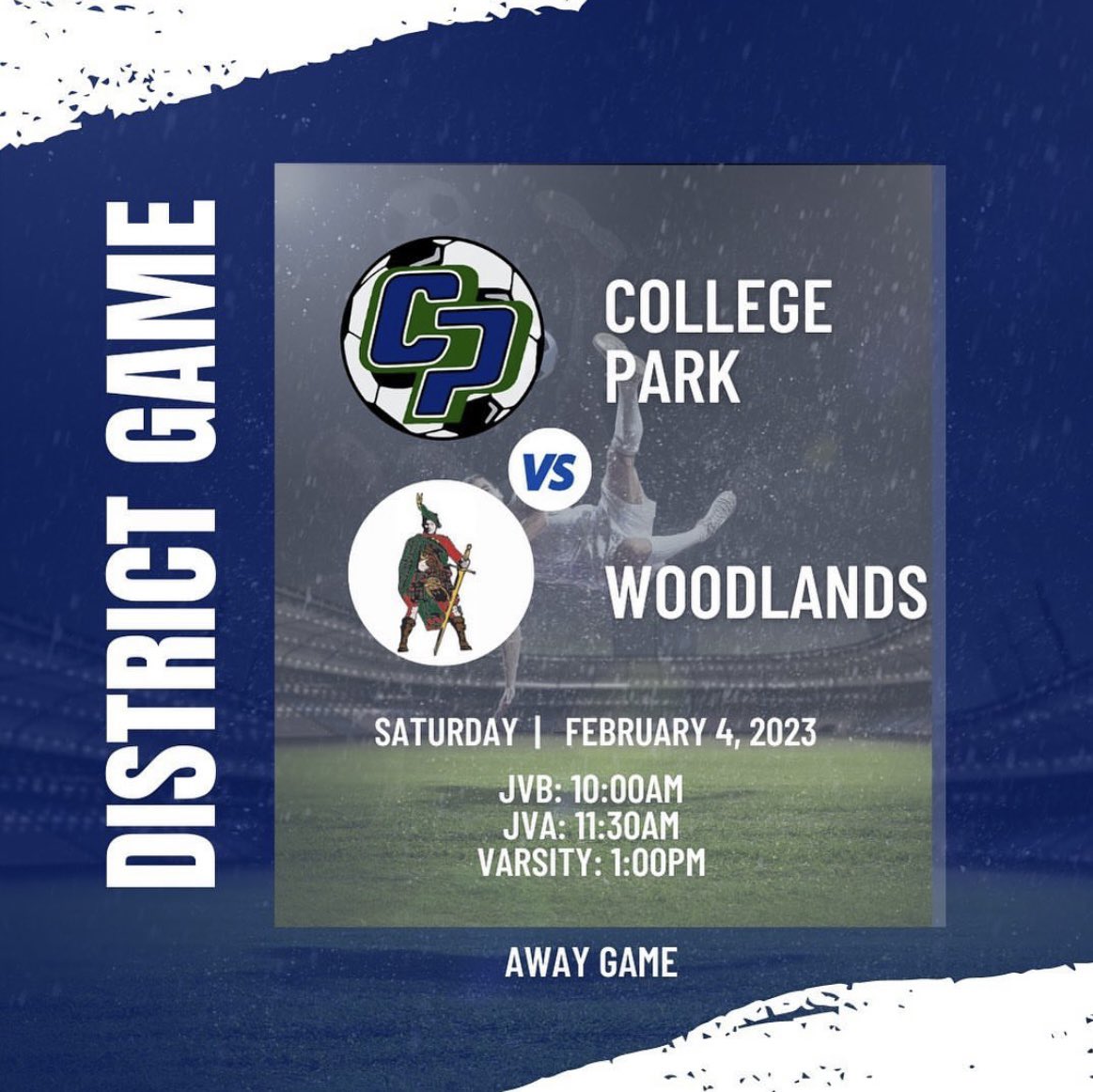 TWCPSoccer's tweet photo. Your Cavaliers head down the street Saturday afternoon to take on The Woodlands - a road matchup between two teams currently undefeated in district play! 

Going to be a beautiful day for soccer - come out and support the boys! https://t.co/oZtapqVL0R