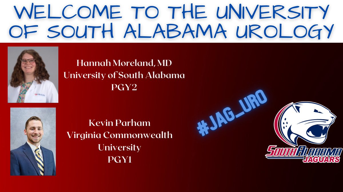 jag_uro's tweet photo. Beyond excited to introduce our first pair of residents to USA Urology! #1styearprogram #USAUro #Welcome #jag_uro https://t.co/4u3o6qeOIc
