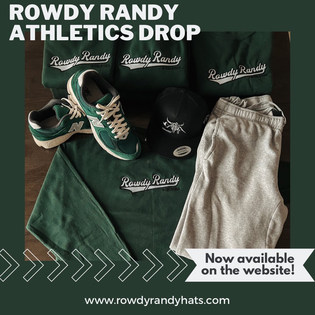 rowdyrandyhats's tweet photo. What’s up everyone 😮‍💨The Rowdy Randy Athletics drop is now live on the website! Hit link in bio to shop🔥🫡 https://t.co/RFD4eZc2k1