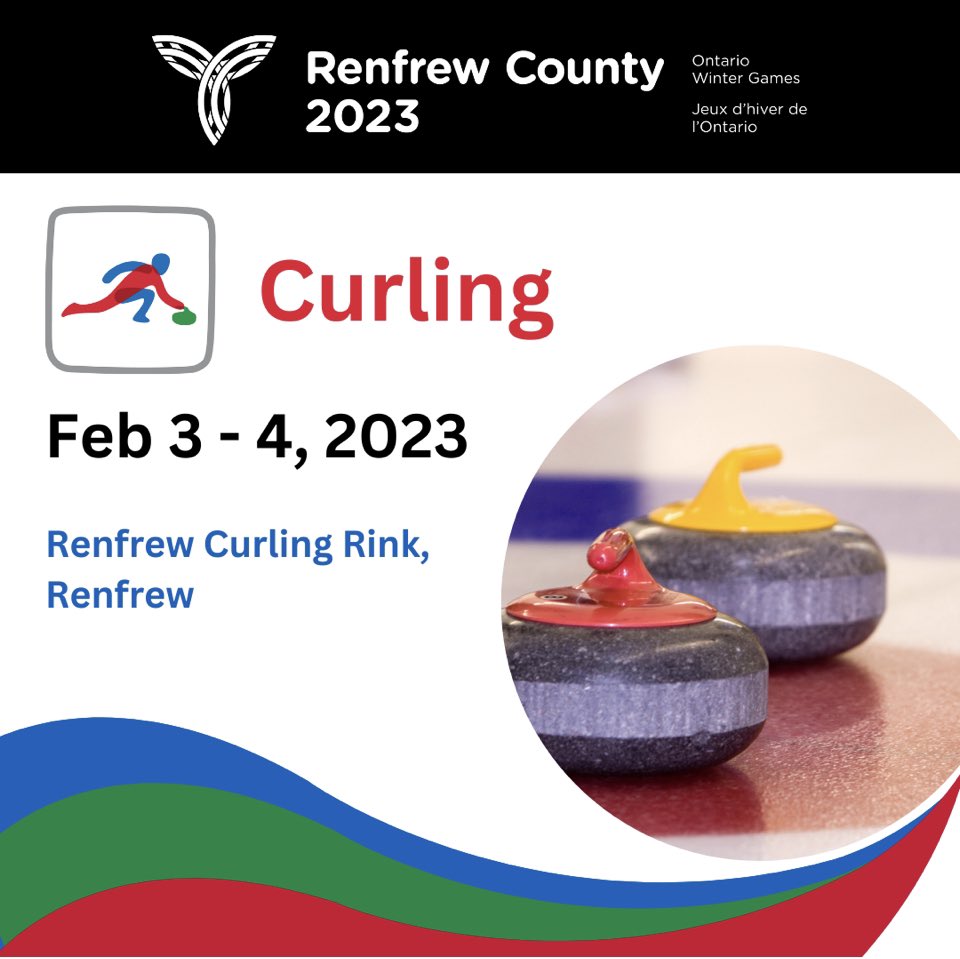 Good morning! So many sports happening today! Tag us #OWG2023 And dress warm for all scheduling details please visit renfrewcounty2023.ca/sports/