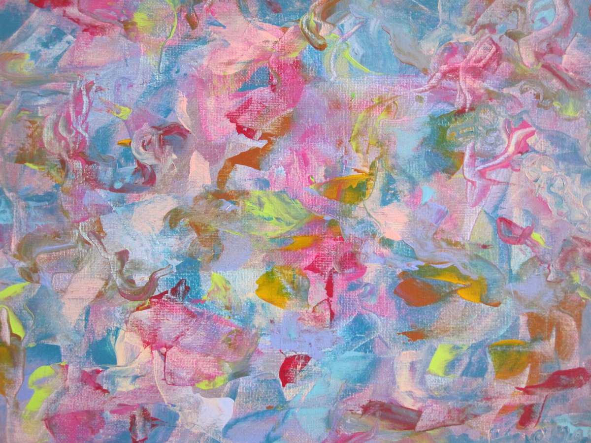 This is one of my abstract paintings in a series of 40