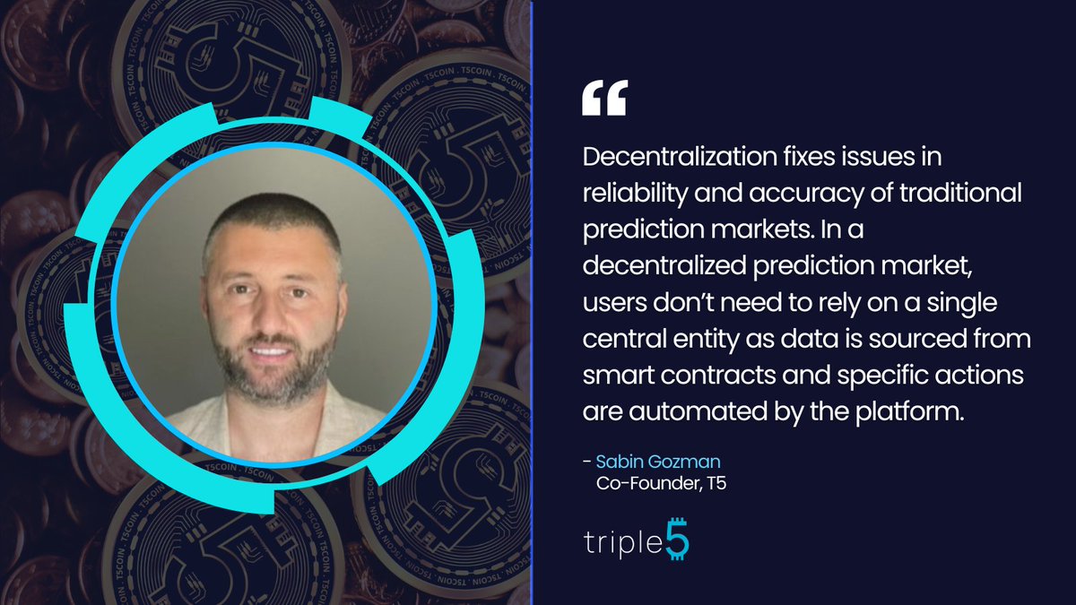 Triple5Token's tweet photo. #Blockchain solves many issues for prediction markets. #Triple5token #Play2Earn #Predictandwin https://t.co/a7HFU66XJU