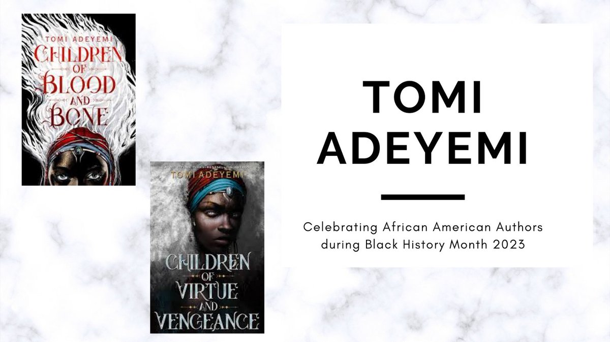 LegacyHSLib's tweet photo. If you are a fan of Fantasy, check out the book by African American Author @tomi_adeyemi in Your Library. #BlackHistoryMonth2023 #MISDLibLove #BroncosRead https://t.co/l3PvpkemXt