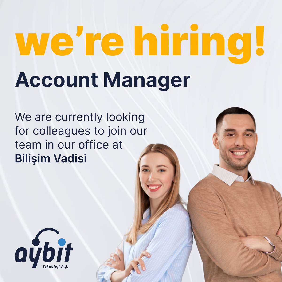 We are looking for colleagues to join our team in our office at Bilişim Vadisi

Apply For A Job: linkedin.com/jobs/view/3457…

#hiring #accountmanager #cv #opentowork #müşteriyöneticisi #job #bilisimvadisi