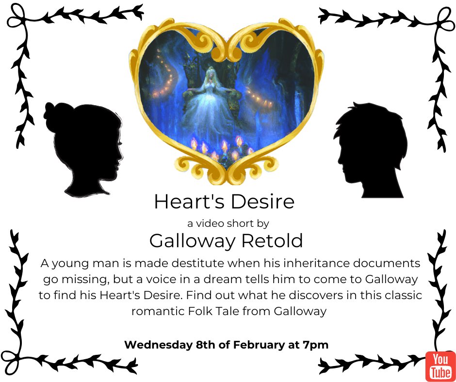 DumGalLibraries's tweet image. This coming Wednesday, our roving Librarian brings you a romantic Galloway Folktale - the story of Abram Fell and his search for his Heart's Desire in bonnie Galloway. 
Will he ever find what he is looking for?

#folktale #galloway #fairytale #scottish #scotland #Video