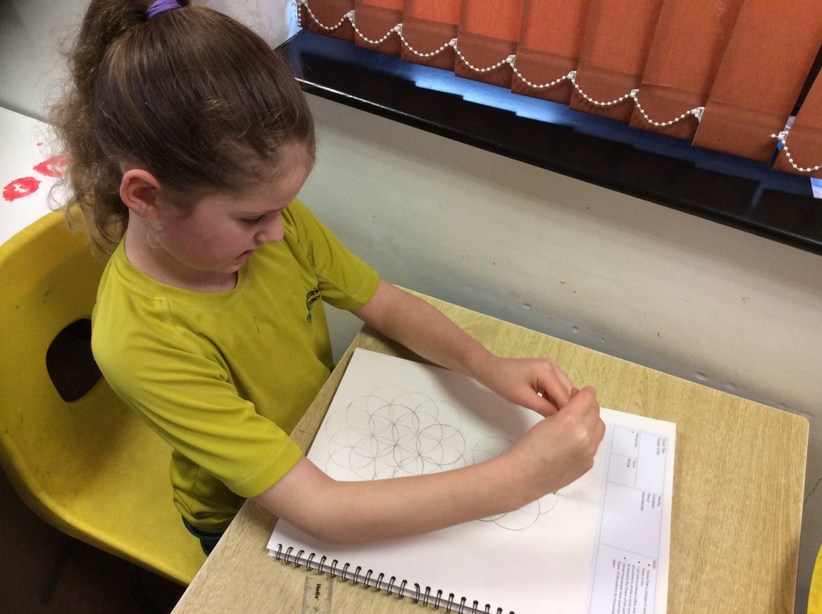 Drawing the Flower of Life in Art #WeAreBrightFutures