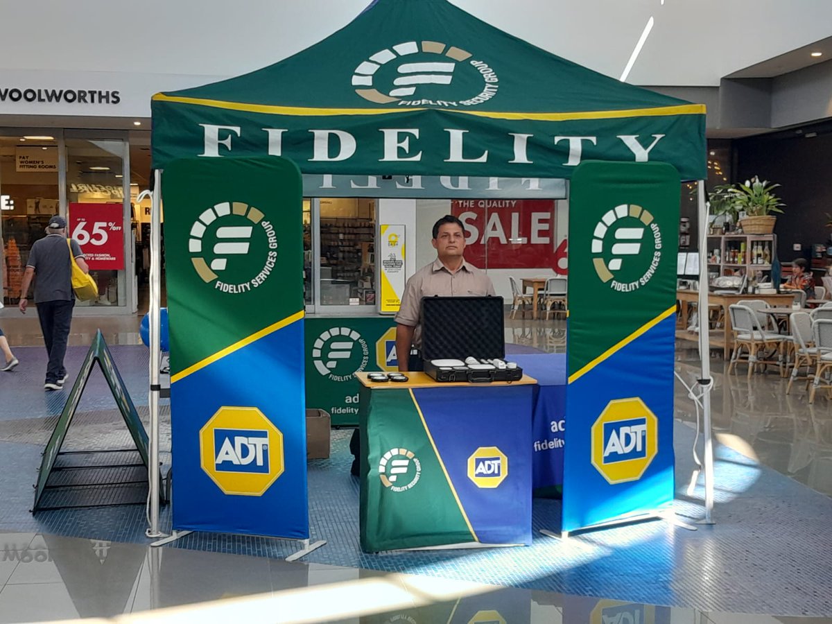 Fidelity_Secure's tweet photo. Hello Hermanus! Did you see our local team at Whale Coast Mall this week? Look out for us out and about in the town, as we showcase our service offerings.
#FidelityADT #Hermanus #LocallyBased #WhaleCoastMall #KeepingYouSafe #SecuringYourAssets #FidelityServicesGroup https://t.co/0yGqPYOwzi
