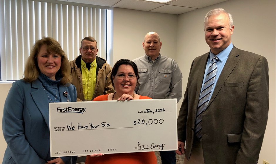 MonPowerWV's tweet image. ICYMI: 🎁🎄 The FirstEnergy Foundation has given a surprise grant of $20,000 to We Have Your Six, Inc., a nonprofit veterans’ support group that helps veterans obtain suitable housing, clothing, food, and healthcare. Learn more: bit.ly/40oyijP #GiftsofFE