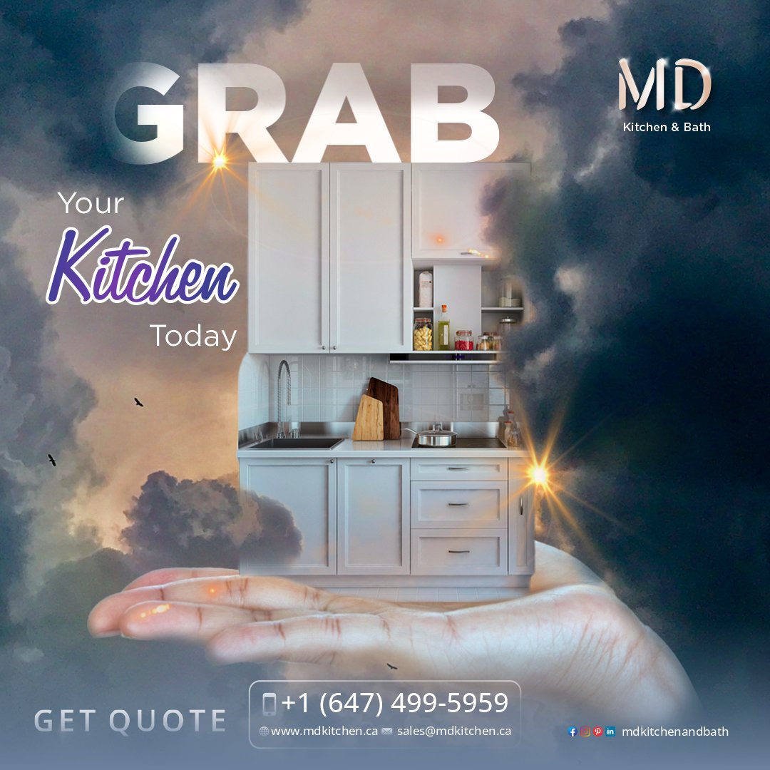 MDKitchenBath's tweet photo. Head to MD Kitchen and Bath to grab
the perfect style for your space !
.
sales@mdkitchen.ca | +1 (647) 499-5959 | https://t.co/qsV1X5MV7t

#Grab #perfectstyle #kitchenspace
#Brantford #BrantfordKitchen #BrantfordRenovation
#Brantfordcabinet #BrantfordCountertop #MDKitchenandBath https://t.co/XqVfpMlNQ6