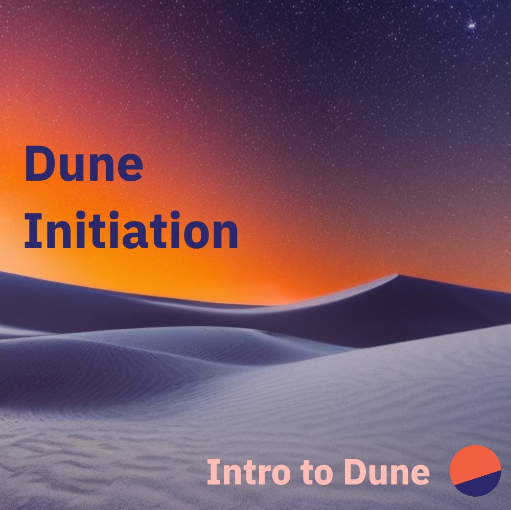HAPPY FRIDAY FRENS 🌟
Time to get your Dune Initiation NFT! 🧙

If you were always on the fence about learning <a href="/DuneAnalytics/">This account is idel</a> and web3 data, today is your day!

Read thread below on how :)

The NFT will also give you special access to future programs and opportunities 👀