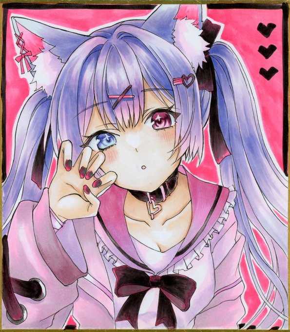 創作・ツインテケモ耳ちゃん
#絵描きさんとつながりたい 