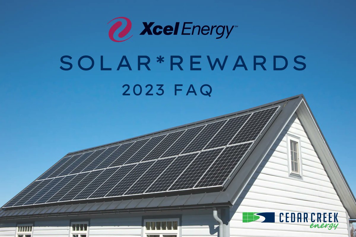 cedarcrkenergy's tweet image. Want extra cash in your pocket? Sell your extra energy from your solar array! Xcel Solar*Rewards will pay you for the electricity you don't use. SPACE IS LIMITED! Apply today or contact us to help you get started!

buff.ly/3CZ6OqW 
#xcelenergy #solarrewards #solarpanels