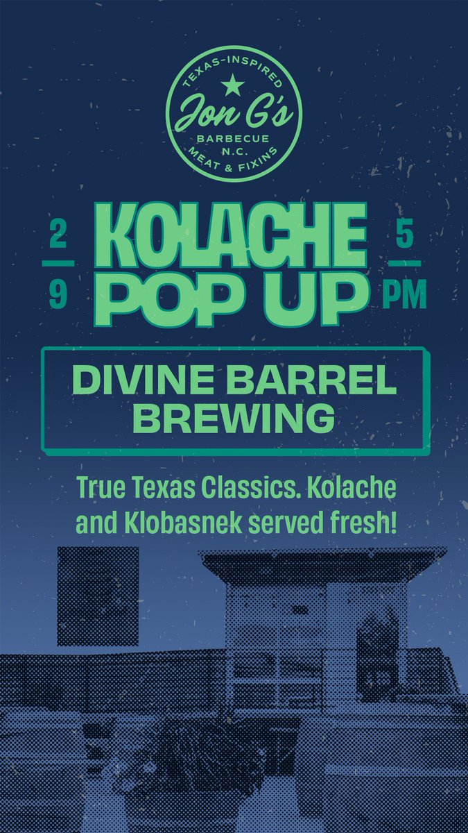 Divine Barrel (@divinebarrelclt) on Twitter photo Our friends at <a href="/jongsbbq/">Jon G's Barbecue</a> are back next Thursday, 2/9/23, at 5pm for a Kolache Pop Up! They've been working on perfecting their kolache & klobasnek recipes, and they are a hit! Our friends at <a href="/jongsbbq/">Jon G's Barbecue</a> are back next Thursday, 2/9/23, at 5pm for a Kolache Pop Up! They've been working on perfecting their kolache & klobasnek recipes, and they are a hit!