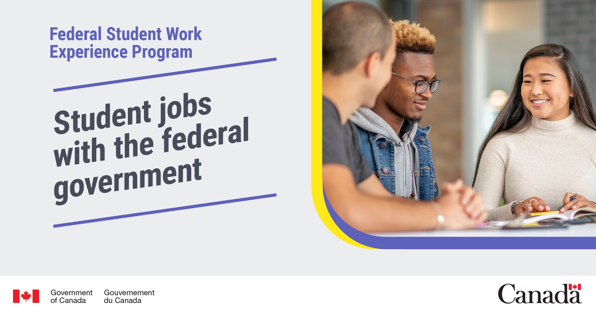 GC Jobs on X: "Students, mark your calendar! 📅 The Federal Student Work Experience Program is holding an information session in English, on February 8, from 1:30 to 2:30 pm (ET). Join