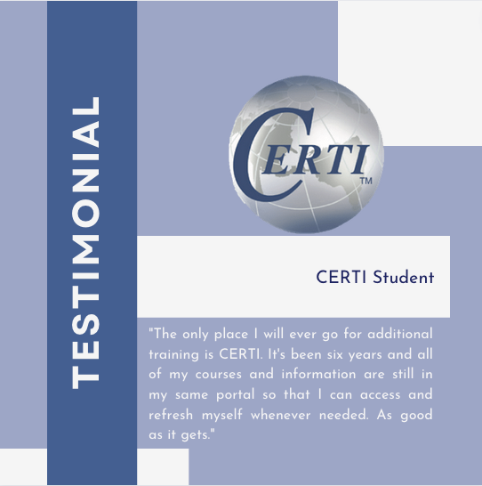 One thing that makes CERTI unique is the ability to access your coursework anytime, even after you have finished the course!
#certi #radon #radontraining
