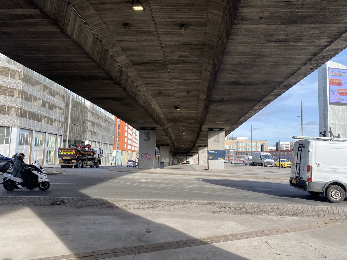 sedgwick_martha's tweet photo. Such a pleasure to meet @unmeshdesai on Bow Roundabout with @AbdiAMoh today to talk about how to make it Safer and a space @TowerHamletsNow @NewhamLondon can be proud of 💜 https://t.co/sUnNOX1kJL