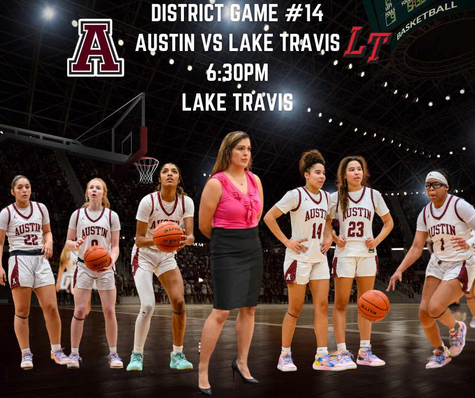 AustinHSGBB's tweet photo. 🚨GAMEDAY🚨
🆚 @LadyCavsBB
📍Lake Travis
Varsity-6:30pm
Come out tonight and support the Lady Maroons tonight!
#VCon3
#loyalforever https://t.co/Ihg2563YMs