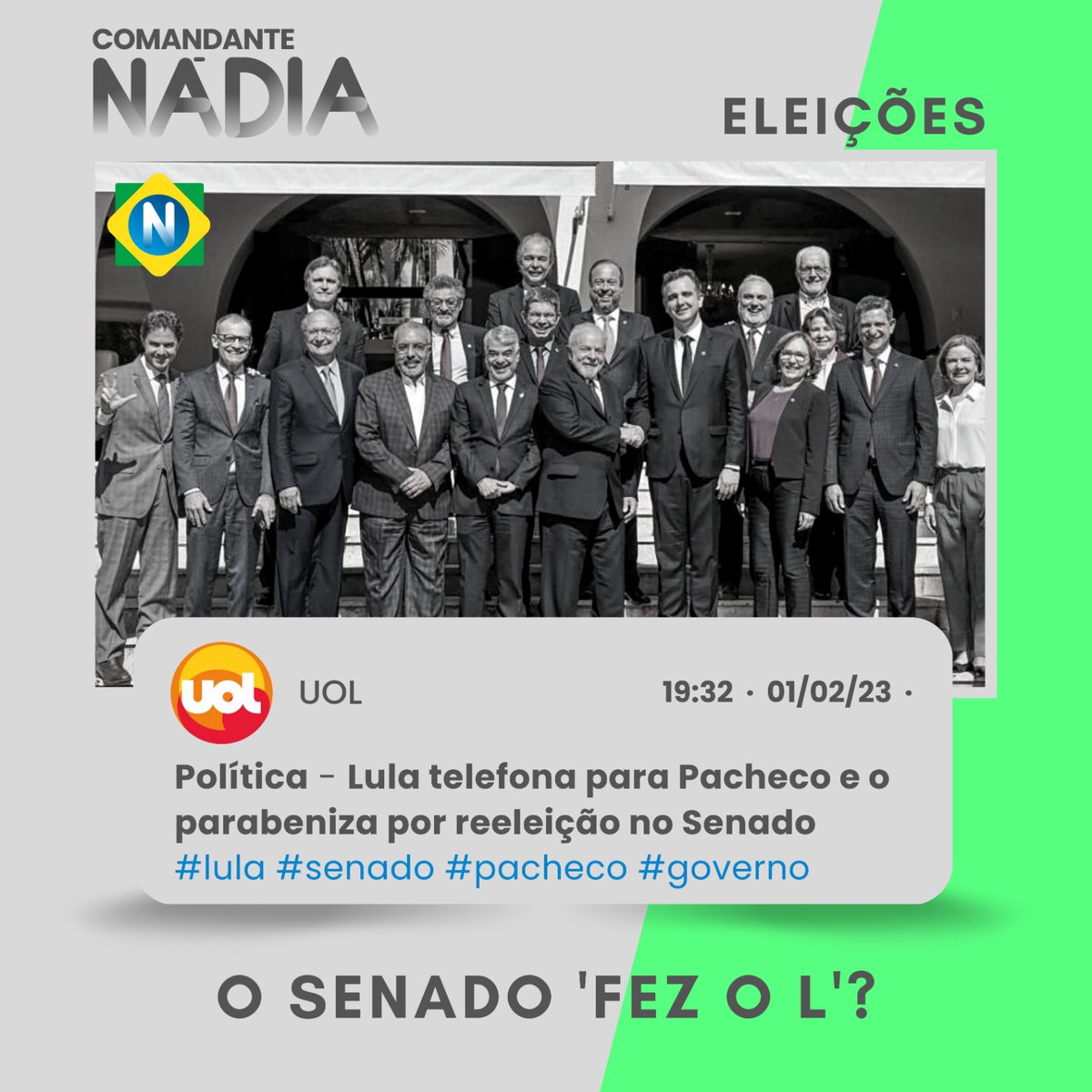 ComandanteNadia's tweet photo. Precisamos manter nosso sólido trabalho como oposição ferrenha e responsável. Não vamos desistir do Brasil! Nossa bandeira jamais será vermelha.
📲✅Não esquece de ativar as notificações do meu perfil para acompanhar todos os conteúdos.
#RS #noCOMANDO #boralátchê https://t.co/TmwW84AGBq