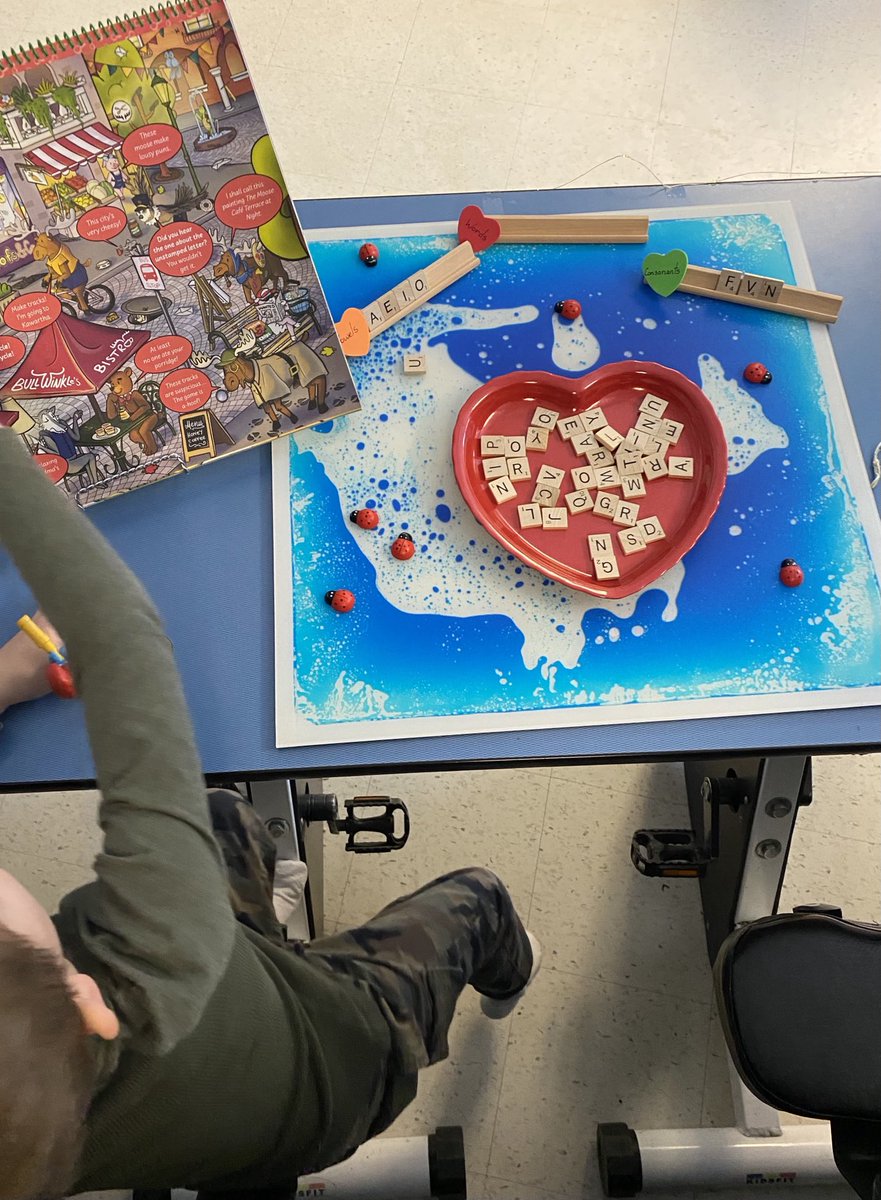 Working on letter and word recognition using manipulatives in primary. ⁦<a href="/OCDSB/">OCDSB</a>⁩