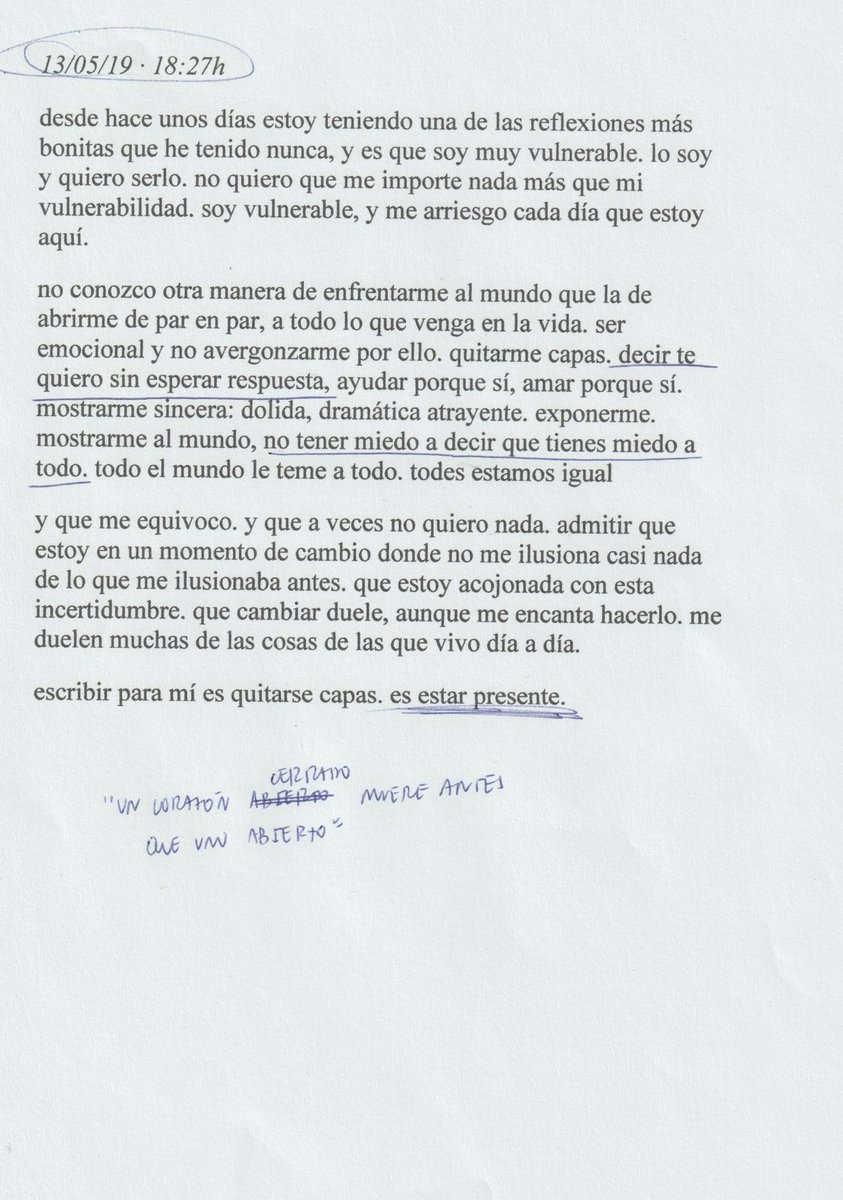 un corazón cerrao muere antes que uno abierto