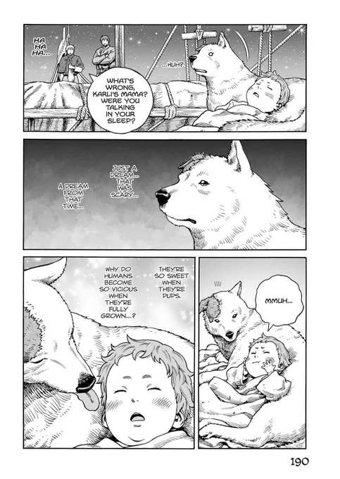 this was the sweetest vinland saga extra chapter. karli's mama is the cutest 🥲❤️ 