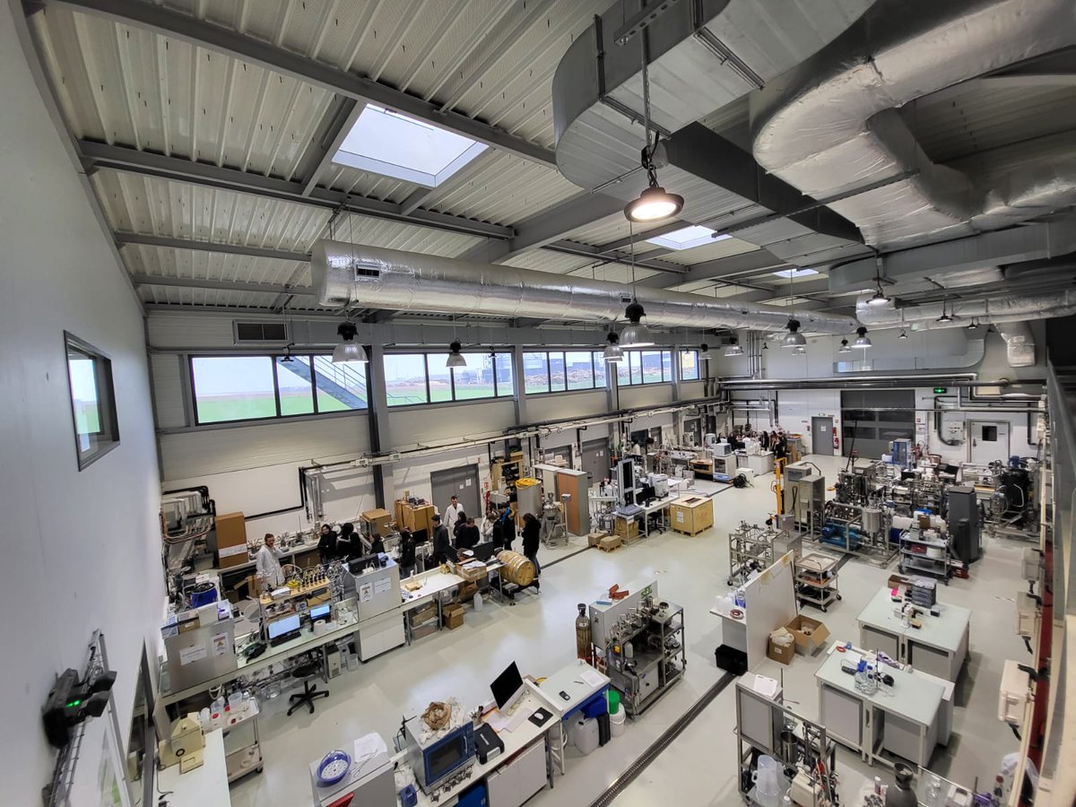 [Learning expedition]
Accueil de 44 élèves de prépa BCPST (Biologie, Chimie, Physique, Sciences de la Terre) du <a href="/LyceeClemReims/">Lycee_Clem_Reims</a>  en collab. avec #ARD pour découvrir la bioraffinerie sous l’angle #recherche #innovation.
🙏Arthur, Monica, Nicolas <a href="/ChaireBiotechCS/">Chaire de Biotechnologie</a> &amp; Michel <a href="/URD_ABI/">URD ABI</a>