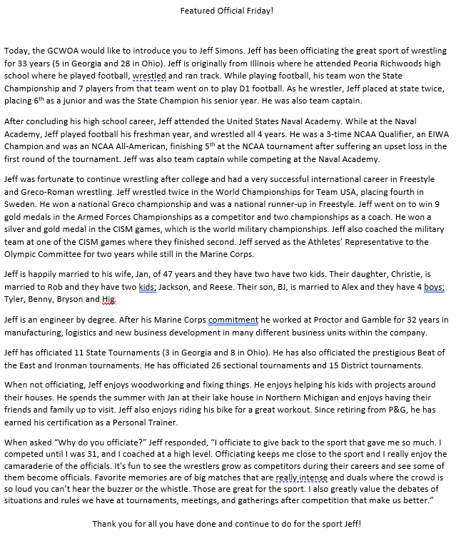 GCWOA's tweet image. #GCWOA   #FeaturedOfficialFriday