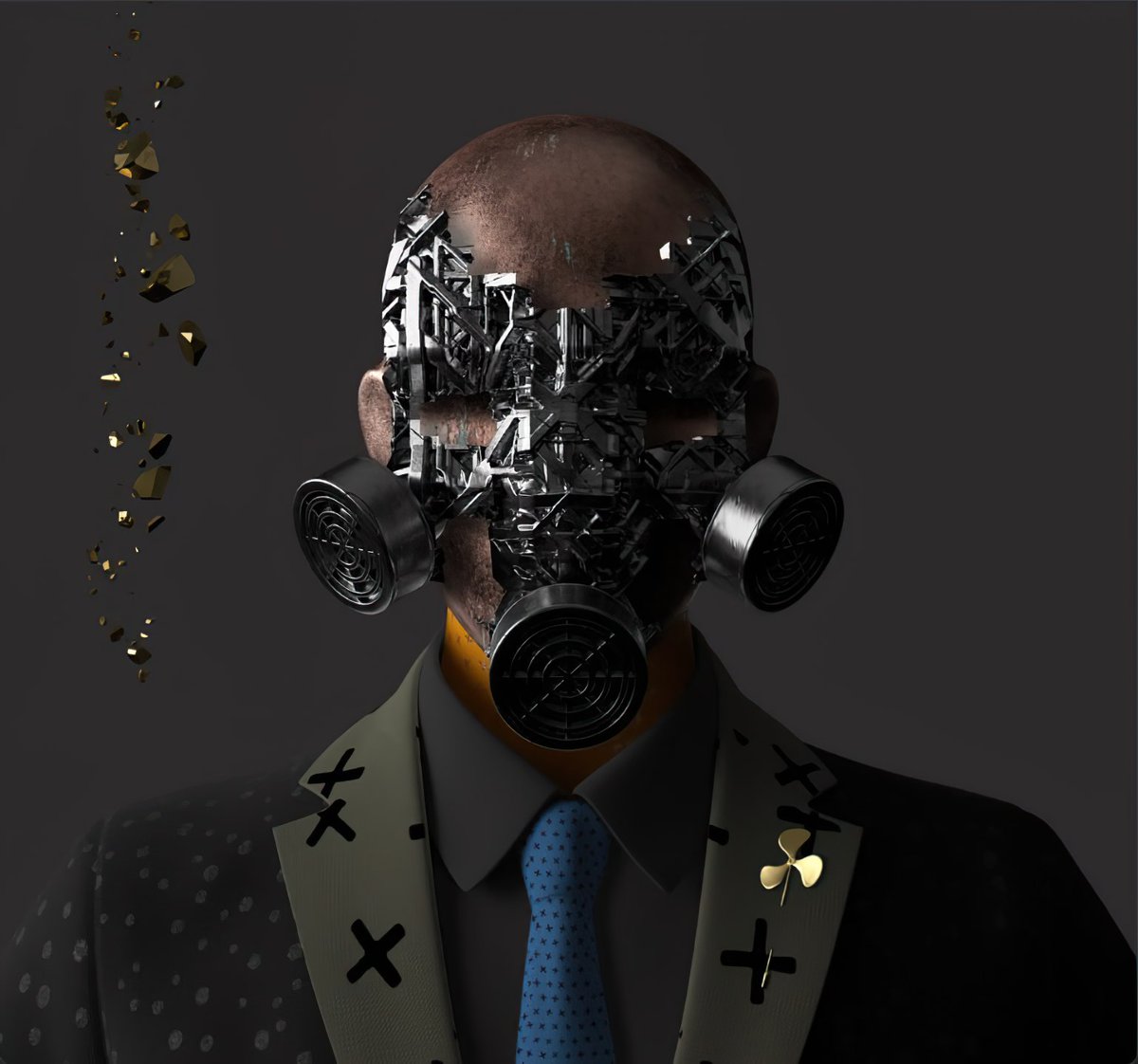 MADMIKEFIT's tweet photo. When life hits you, damn it's painful ! Selling my @psychanon Genesis #430 on OS... Disgusted but life isn't web3, sadly ! 0.9ETH, If interested, we can talk about price ! LMK, some rare traits, golden turbine pin, dark green cross lapel, Copper Corosion Head #PA #nftsell https://t.co/r6Tfw0CVXr