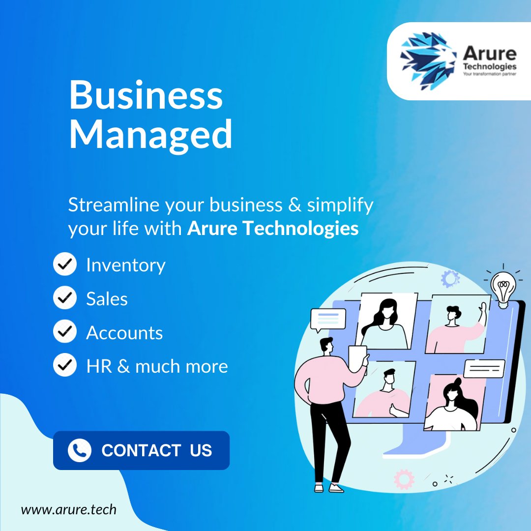 Aruretech's tweet photo. Simplify business management with Arure's cloud ERP. Consolidate all modules for increased efficiency. Experience a centralized system. 

🌐: https://t.co/adVuwAxLL2
  ☏ : +92 306 690 2126 | +1 (858) 463 4405

#Technology #Industry #POS #Management
#System #Cloud #ERP #Business https://t.co/Wg4REoYagT