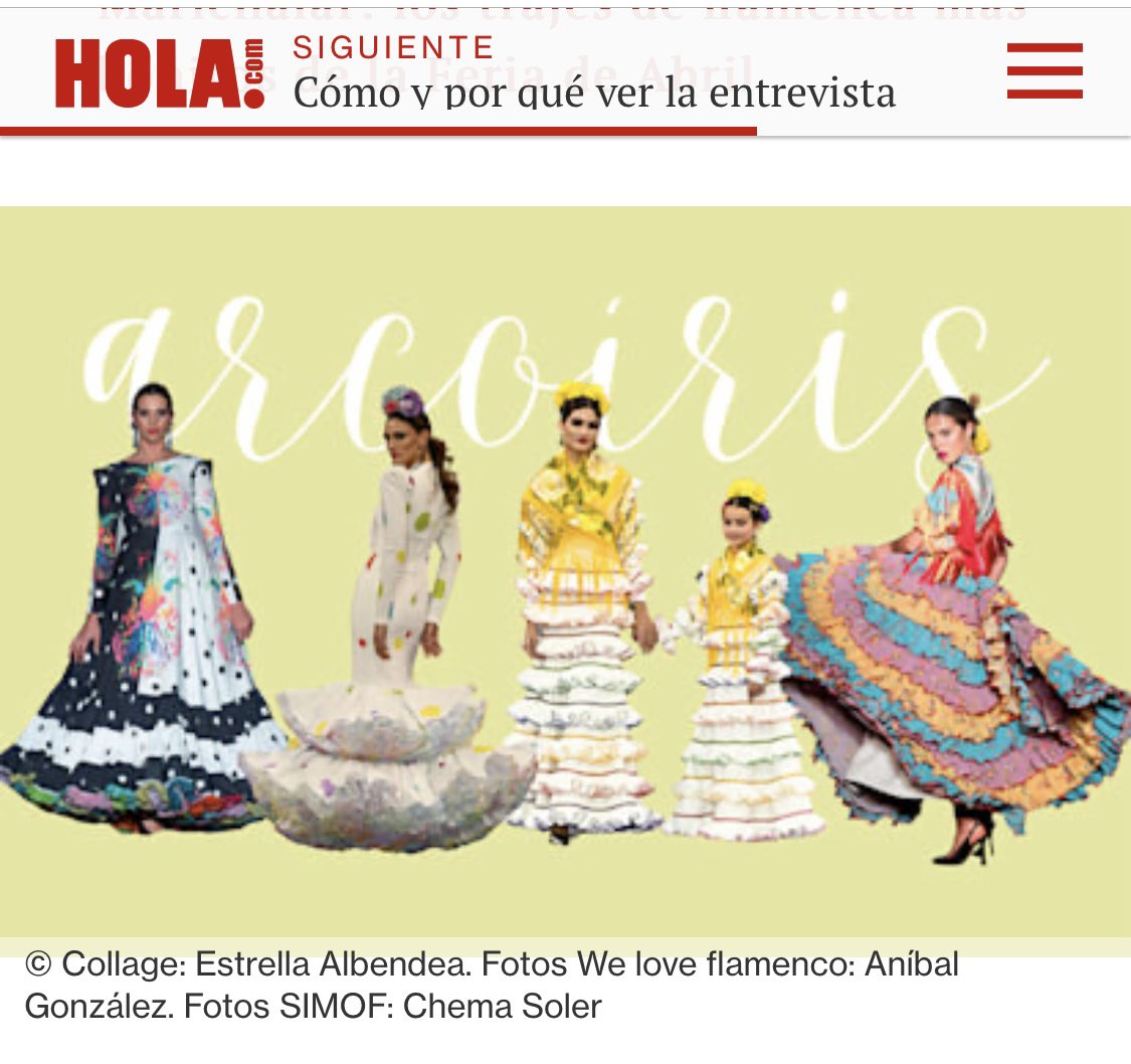Salimos en tendencia de la revista  <a href="/hola/">Revista ¡HOLA!</a> leer la noticia en este enlace hola.com/novias/galeria…
