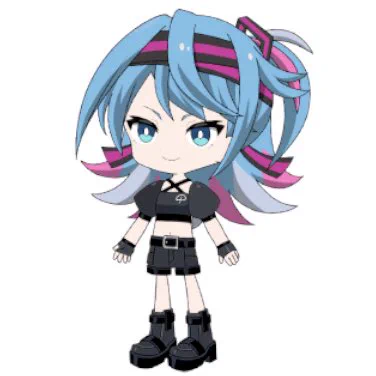 アバターパーツめっちゃ似合ってかわいい～ってらくがき! 