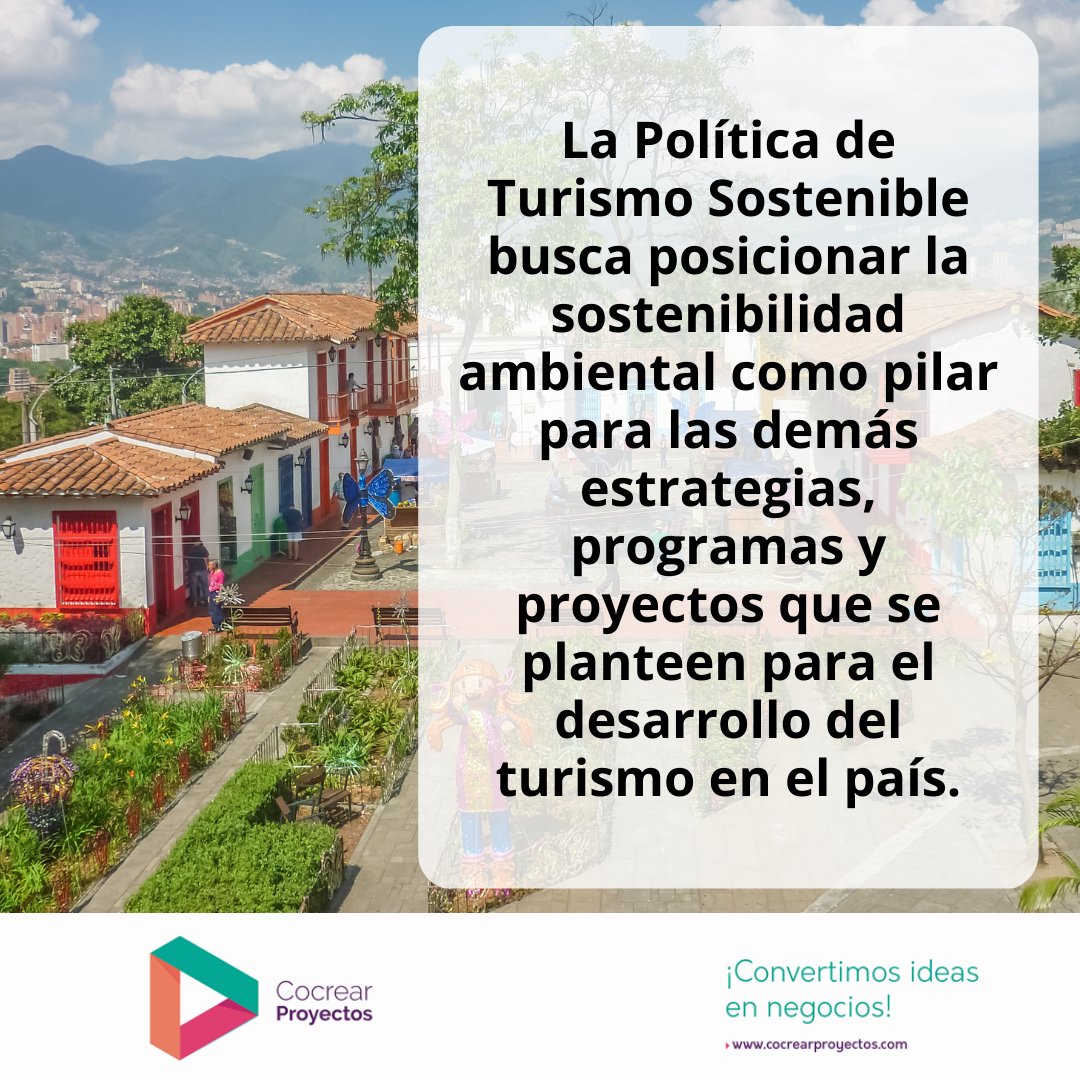 CocrearP's tweet photo. Conoce la política de #TurismoSostenible y accede a la plataforma e-learning para apropiar conocimiento y buenas prácticas ambientales para elevar la productividad, rentabilidad y eficiencia del sector, con el objetivo de atraer más viajeros al país @MincomercioCo @Col_Productiva https://t.co/kWlmRAWQUs