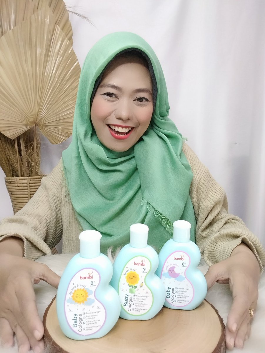 amyasriv's tweet photo. Kaget pas pakai Bambi Baby Cologne ini, duh wanginya fresh &amp; tahan lama. Lengkap: aromatherapy, anti Irritant Complex, natural active ingredients, hypoallergenic tested. Musti cobain deh, serius wanginya enak banget!  #Bambi #babycologne
Klik utk order
https://t.co/rx89uGro81 https://t.co/1vrPMogev2