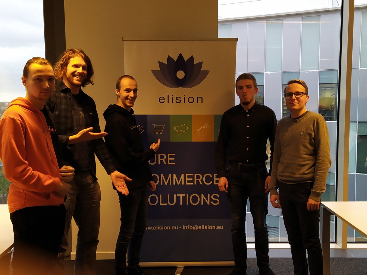 BrentDruyts's tweet photo. Today we finished our last sprint for Elision. The next weeks we will be finalising our e-commerce web application. We will show the final result in a few weeks. @Elision_EU #thomasmore #itfactory_TM #project4_0 https://t.co/joGvDyJ4ce