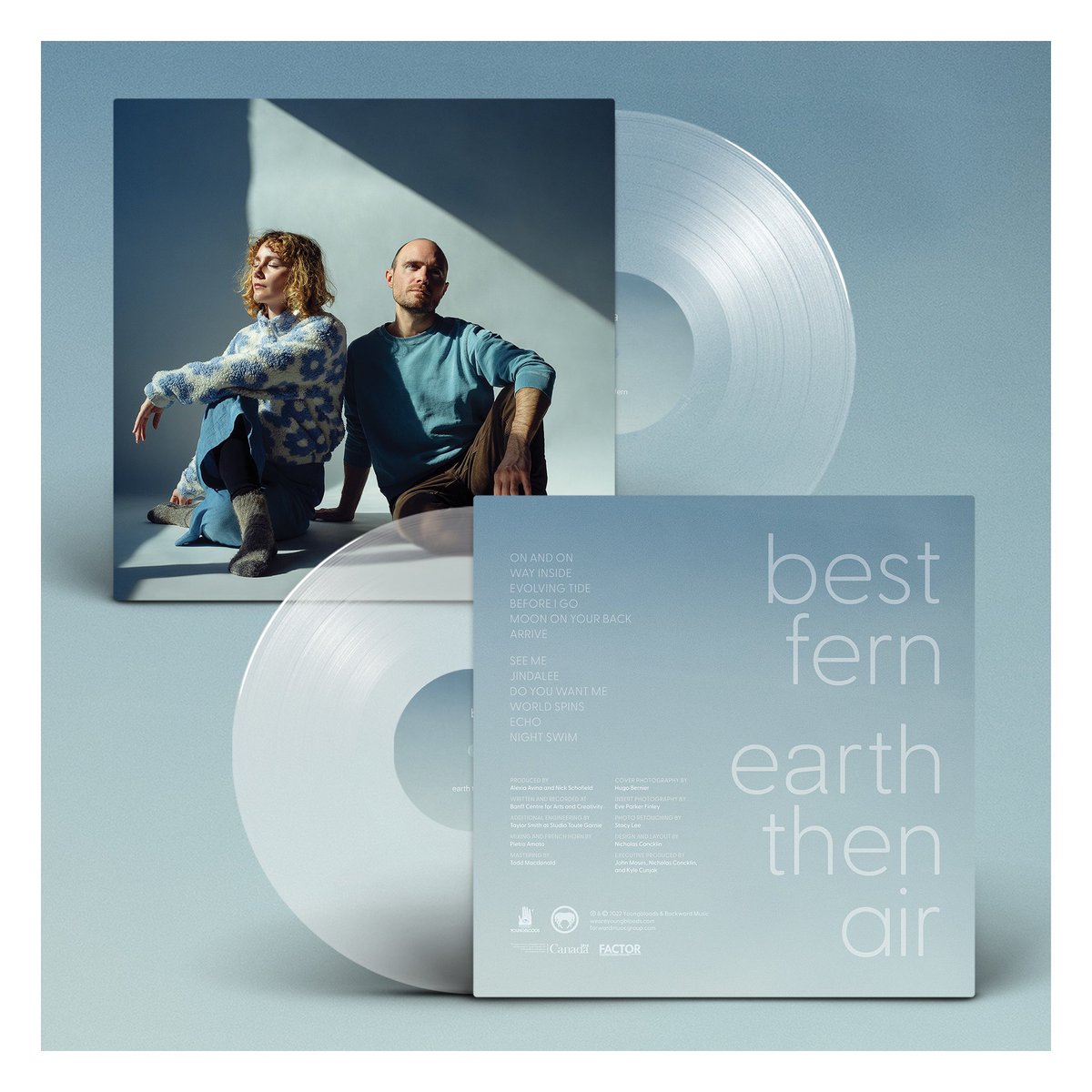 Our album is out today! It’s called Earth Then Air, it’s by me and Alexia. Our duo is Best Fern. Have a nice day!