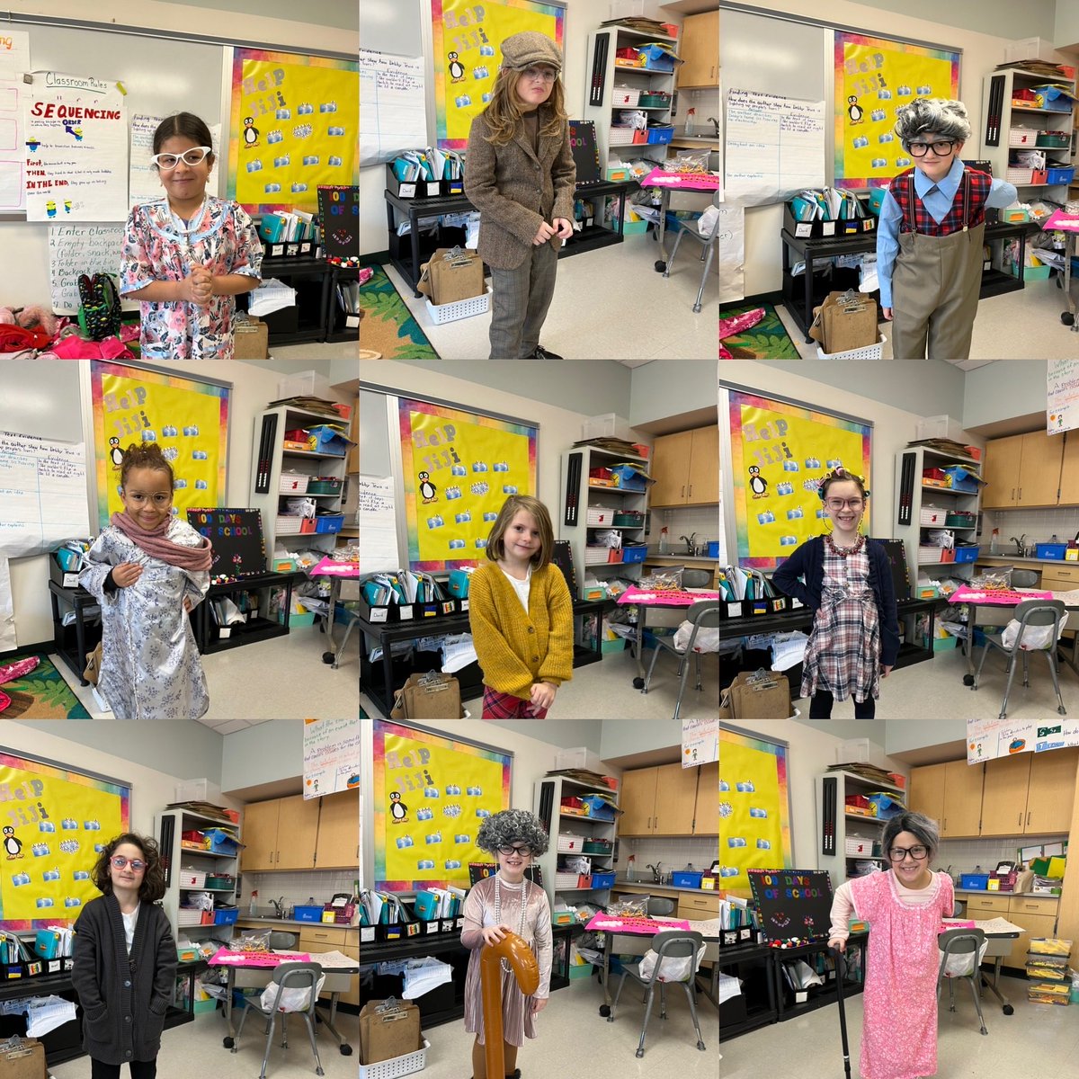 Early hundred day celebration the students really stepped it up ⁦<a href="/frps_Silvia/">Silvia Elementary</a>⁩