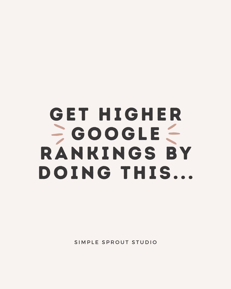 simplesprout_'s tweet photo. Drum roll please...🥁⁠ Get higher Google rankings by... BLOGGING!
⁠
When you create super specific, keyword-rich content that answers a real customer question, concern, or query, you have big opportunities to rank well for the right keywords on Google.⁠

Are you blogging yet? https://t.co/kx37tsAHon