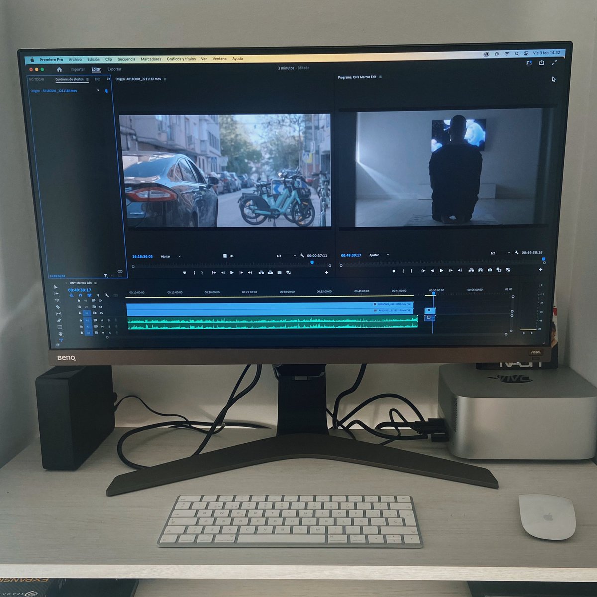 MarcosCabota's tweet photo. Primeros pasos de lo que acabará siendo mi próxima peli. Ganazas de avanzar en el montaje y ver como cobra forma. 

First steps of what will end up being my next movie. Eager to advance in the edition, and see how it takes shape. 🎞️🤘🏻

🎬 @boverpalma @_MNStudios_  @benexama https://t.co/oGjfymns1e