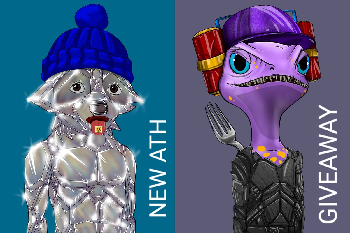 🎁 Raccys! We are celebrating the new ATH of 150A with a MIA #Giveaway 🎁 72h

Everyone can enter:
🎁 Follow + Rt + tag 3 $algo mates
🎁 Join discord and react to bot
discord.gg/FgCDPGvetg

➡️🎁 Bonus entries for holders
Become a Raccy:
algoxnft.com/shuffle/1617